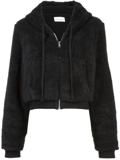 Faith Connexion Fluffy Sweater-jacket In Black