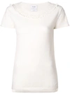 Barrie Romantic Timeless Cashmere Top In White