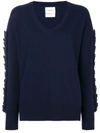 BARRIE TROISIEME DIMENSION CASHMERE V-NECK PULLOVER