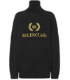 BALENCIAGA BB turtleneck sweater,P00341402