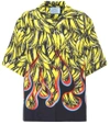 PRADA Poplin printed shirt,P00335771