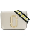 Marc Jacobs Hip Shot Logo Strap Bag In Grey
