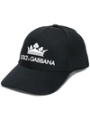 DOLCE & GABBANA crown printed cap