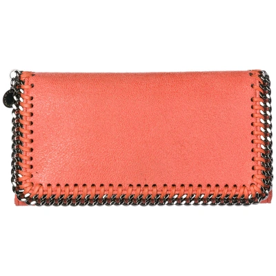 Stella Mccartney Women's Wallet Credit Card Bifold  Shaggy In Pink