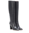 ACNE STUDIOS KNEE-HIGH LEATHER BOOTS,P00321926