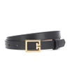 GIVENCHY DOUBLE G LEATHER BELT,P00339893