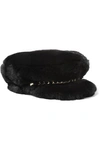 EUGENIA KIM Marina chain-embellished faux fur cap