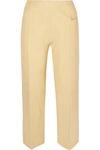 JACQUEMUS JOAO CROPPED WOOL-BLEND STRAIGHT-LEG trousers