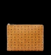 Mcm Crossbody Pouch In Visetos Original In Cognac | Cognac