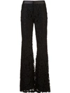 ALEXIS Nimma lace flared trousers