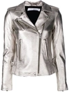 IRO METALLIC BIKER JACKET