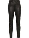 SPRWMN SKINNY LEATHER TROUSERS