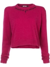 ADAPTATION CREW NECK CROPPED JUMPER