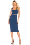 ABOUT US ABOUT US KENNEDY KNIT MIDI DRESS IN NAVY.,ABOR-WD111
