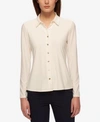 TOMMY HILFIGER WOMEN'S POINT-COLLAR BLOUSE