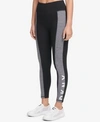 DKNY SPORT COLORBLOCKED LOGO HIGH-WAIST LEGGINGS, CREATED FOR MACY'S