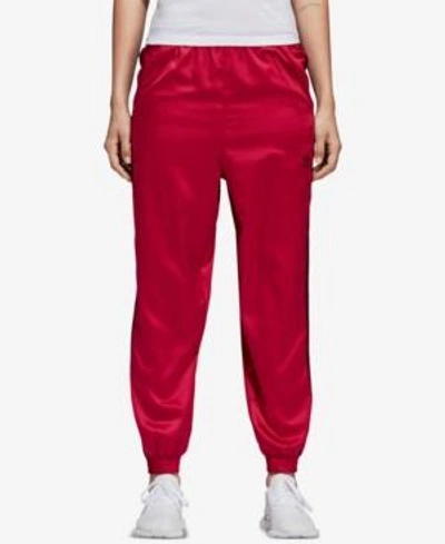 Adidas Originals Track Pants In Pride Pink