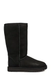 Ugg Classic Tall Ii Womens Suede Fur Lined Winter Boots In Black