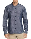 OOBE MILLWORKS REGULAR FIT CHAMBRAY SHIRT,ORF18Z2227