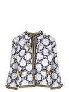 GUCCI LOGO PRINT JACKET,10695818