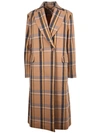 STELLA MCCARTNEY STELLA CHECKED DOUBLE-BREASTED COAT,10696414