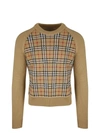 BURBERRY CHECKED PATTERN SWEATER,10695901