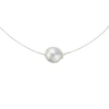 Lily & Roo Sterling Silver Baroque Pearl Choker In Pearl
