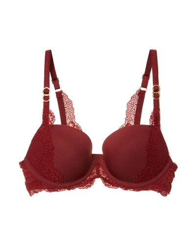 Stella Mccartney Lingerie Smooth And Lace Contour Plunge Bra In Nocolor