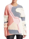 PETER PILOTTO Heavy Knit Patchwork Pullover