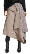 MONSE Blanket Wrap Skirt