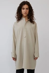 ACNE STUDIOS Menswear-inspired shirt almond beige