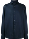 CORNELIANI CORNELIANI LONGSLEEVED BUTTONED SHIRT - BLUE