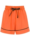 ANDREA BOGOSIAN ANDREA BOGOSIAN HIGH WAISTED SHORTS - 黄色