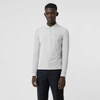 BURBERRY Long-sleeve Cotton Piqué Polo Shirt,80042391