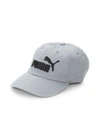 PUMA LOGO COTTON BASEBALL CAP,0400098626472