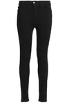 7 FOR ALL MANKIND WOMAN HIGH-RISE SKINNY JEANS BLACK,AU 14693524283869365