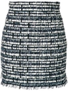 THOM BROWNE tweed mini skirt,FGC518T04140NET