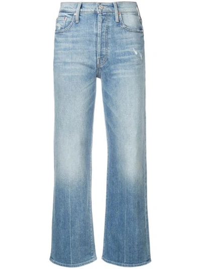 Mother Rambler Ankle Jeans  In Blue