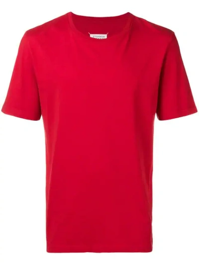 Maison Margiela Crewneck T In Red