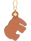 LOEWE LOEWE ELEPHANT KEYRING - BROWN