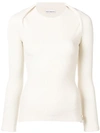 PACO RABANNE PACO RABANNE KNITTED SWEATER - NEUTRALS