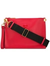 VERSACE VERSACE PALAZZO MEDUSA WRISTLET CLUTCH BAG - RED