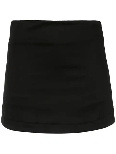 Andrea Bogosian High Waisted Slim Skirt In Black