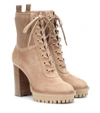 GIANVITO ROSSI Martis suede ankle boots,P00343929