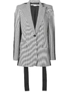 STELLA MCCARTNEY Houndstooth Blazer Black & White,517710SLB11