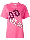 GOLDEN GOOSE GOLDEN GOOSE DELUXE BRAND LOGO PRINT T-SHIRT - PINK & PURPLE