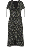 MADEWELL WRAP-EFFECT FLORAL-PRINT GEORGETTE MAXI DRESS