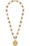 CHLOÉ Emoji gold-plated necklace