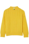 LOEWE CABLE-KNIT WOOL SWEATER