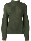 CARVEN STRUCTURED KNIT SWEATER